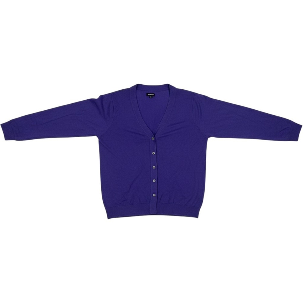 Avenue‎ Womens Purple V-Neck Button Front Cardigan Sweater Plus Size 18/20